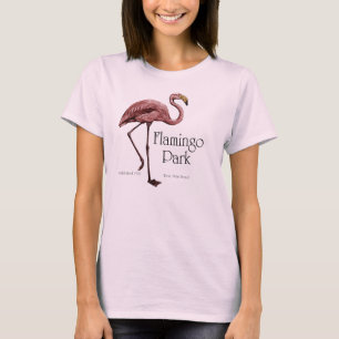 -stijl flamingo t-shirt