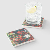  stijl Floral Garden Art Onderzetter (Zijkant)