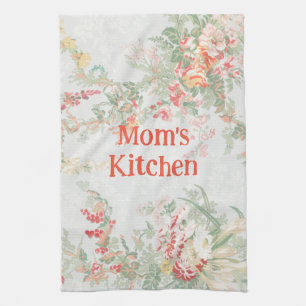  stijl Floral mam's keuken-diskette Theedoek
