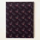  stijl Floral Wreatmonogram Planner (Achterkant)