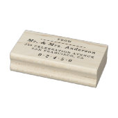Stijl Formele Douanenamen & Terugkeeradres Rubberstempel (Stempel)