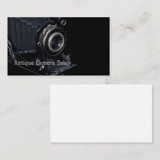  stijl fotografie visitekaartje (Voorkant / Achterkant)