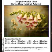  Stijl Foxglove Illustration EG1R Decoupage Tissuepapier