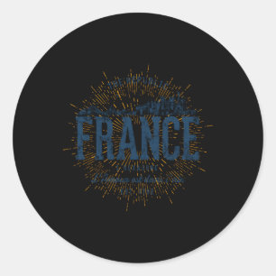 Stijl Frankrijk Ronde Sticker