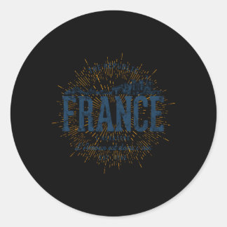 Stijl Frankrijk Ronde Sticker