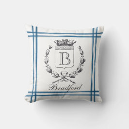 Stijl Frans Gepersonaliseerd Monogram Kussen
