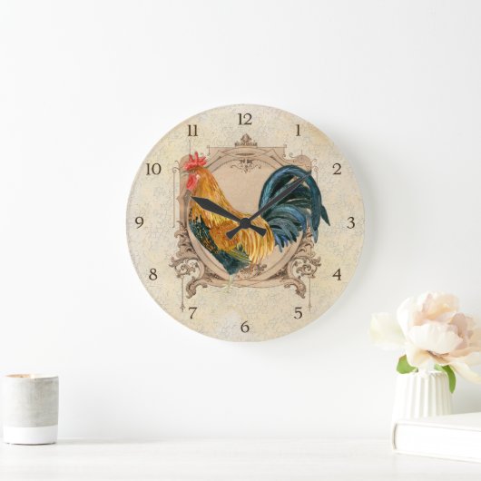 stijl Frans land Rustic Barn Rooster Grote Klok (Huis)