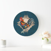  stijl Frans land Rustic Barn Rooster Grote Klok (Huis)