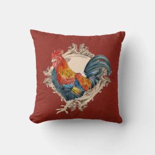  stijl Frans land Rustic Barn Rooster Kussen