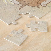 stijl Frans land Rustic Barn Rooster Legpuzzel (Zijkant)