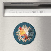  stijl Frans land Rustic Barn Rooster Magneet (Insitu (Vaatwasser))