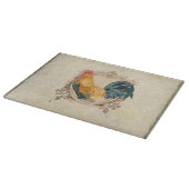 stijl Frans land Rustic Barn Rooster Snijplank (Hoek)