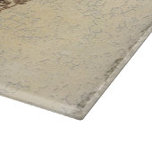 stijl Frans land Rustic Barn Rooster Snijplank (Hoek)