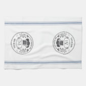  stijl Franse koken Gepersonaliseerd Monogram Theedoek (Horizontaal)