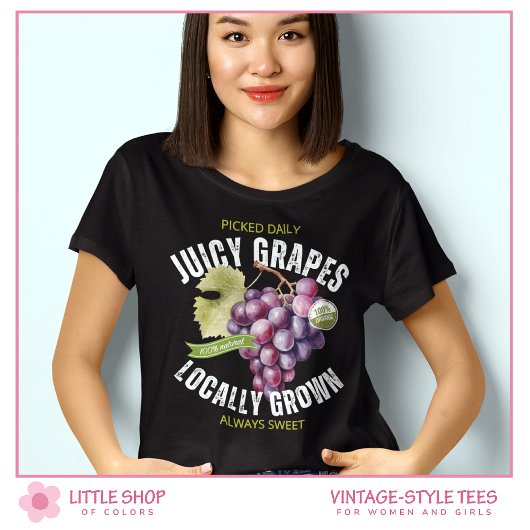 stijl Fruit Concord druiven T-shirt