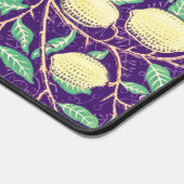stijl fruitbloemen Paarse bureau mat pad (Hoek)