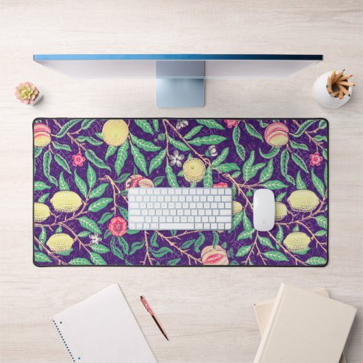 stijl fruitbloemen Paarse bureau mat pad (Kantoor 1)