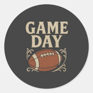 stijl - Game Day Ronde Sticker