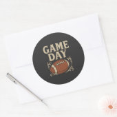  stijl - Game Day Ronde Sticker (Envelop)