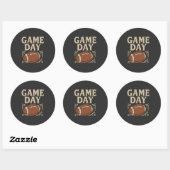  stijl - Game Day Ronde Sticker (Vel)