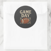  stijl - Game Day Ronde Sticker (Tas)