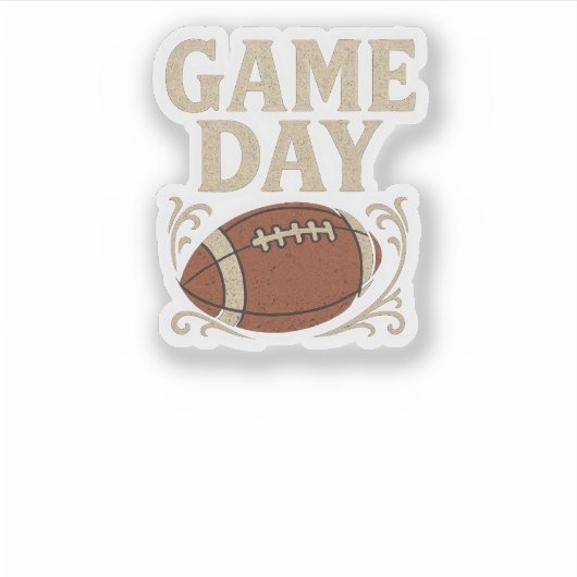 stijl - Game Day Sticker (Voorkant)