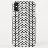 Stijl garen design chassisgordels nit op zwart Case-Mate iPhone case (Achterkant)