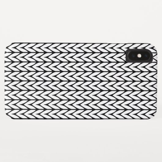 Stijl garen design chassisgordels nit op zwart Case-Mate iPhone case (Achterkant (horizontaal))