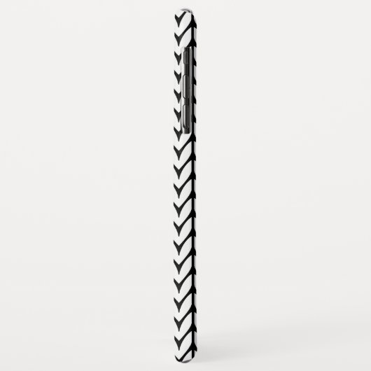 Stijl garen design chassisgordels nit op zwart Case-Mate iPhone case (Achterkant/links)