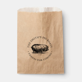  stijl | Gebeurtenis rond varkensroast | Gezinsher Bedankzakje