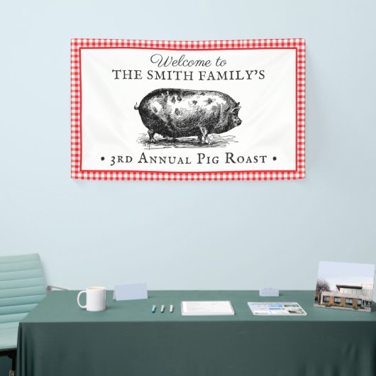 stijl | Gebeurtenis rond varkensroast Spandoek (Beurs)