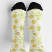 Stijl Geel Textiel Leuke Sokken (Top)