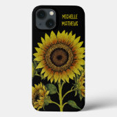  stijl geel zonnebloem schilderij Case-Mate iPhone case (Achterkant)