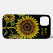  stijl geel zonnebloem schilderij Case-Mate iPhone case (Achterkant (horizontaal))