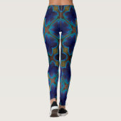  stijl geometrisch boho-patroon leggings (Achterkant)