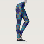  stijl geometrisch boho-patroon leggings (Rechts)