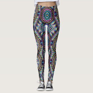  stijl geometrisch patroon leggings