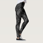 stijl geometrisch trendy patroon leggings (Rechts)