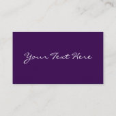  stijl gepersonaliseerd visitekaartje (Achterkant)