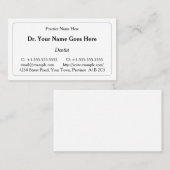  stijl Gezondheidszorg Professional Visitekaartje (Voorkant / Achterkant)