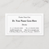  stijl Gezondheidszorg Professional Visitekaartje (Voorkant)