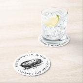  stijl | Gifdrage Roast Party Ronde Kartonnen Onderzetter (Insitu)