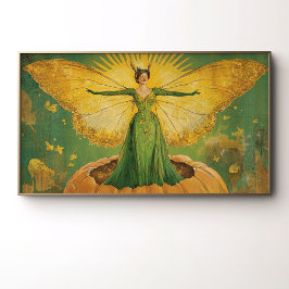  stijl Golden Fairy Pumpkin Queen Herfst Poster