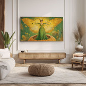 stijl Golden Fairy Pumpkin Queen Herfst Poster
