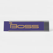 Stijl goud in de BOSS Bureau Naambordje (Voorkant)