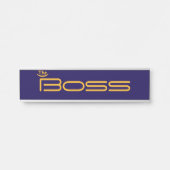 Stijl goud in de BOSS Deurbordje (Voorkant)