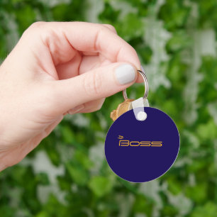 Stijl goud in de BOSS Sleutelhanger