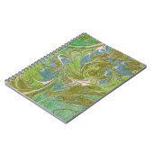  Stijl Groen Bosvormig Notitieboek (Linkerzijde)