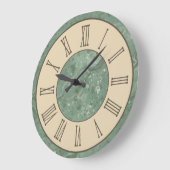  Stijl Groen Marmeren Wandklok (Hoek)