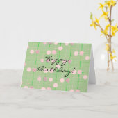 Stijl Groene Generische Kaart van de Dagen van de (Gele Bloem)